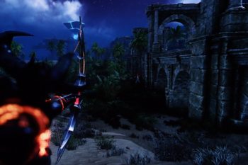 Dunkle Spielszene mit Schwarzverstärkung 10