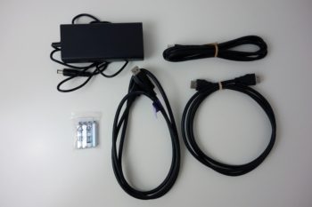 Acer X27UX1 Netzteil und mitgelieferte Kabel