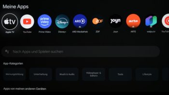Google TV: Apple TV vorn