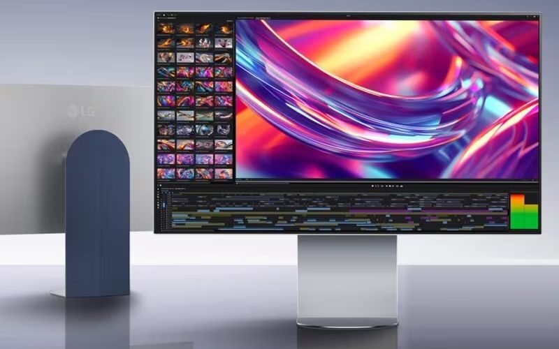 Test LG 32U990A: 6K-Monitor mit Top-Design und Thunderbolt 5 LG 32U990-S (Bild: LG)
