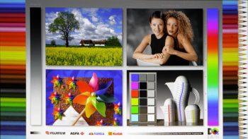 LG CineBeam S: Screenshot des Testbildes nach der Kalibrierung