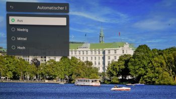 OSD: Automatischer Kontrast "Aus"