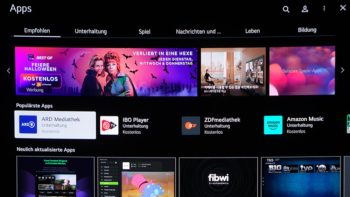webOS: Apps, die empfohlen werden