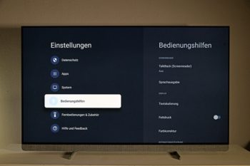 OSD: Bedienhilfen