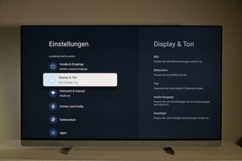 OSD: Display und Ton