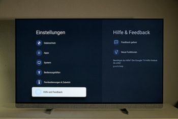OSD: Hilfe und Feedback