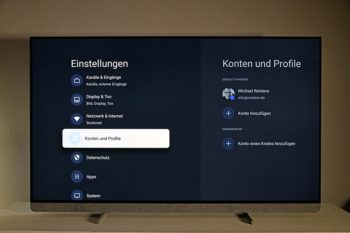 OSD: Konten und Profile