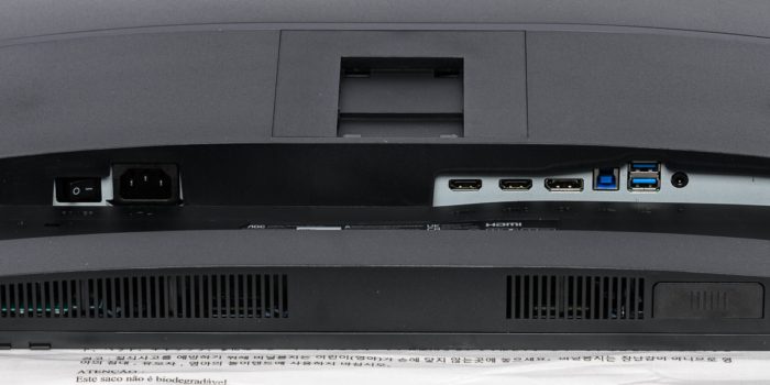 Anschlüsse des AOC Q27P4U