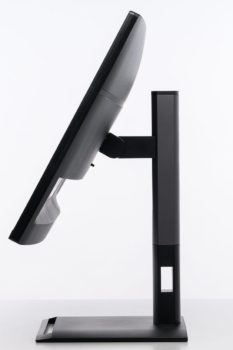 AOC Q27P4U Ansicht seitlich mit maximalem Neigungswinkel nach hinten