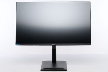 AOC Q27P4U Ansicht vorn in der höchsten Stellung