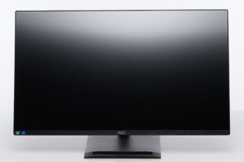 AOC Q27P4U Ansicht vorn in der niedrigsten Stellung