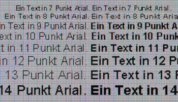 Textwiedergabe nativ, Vollbild