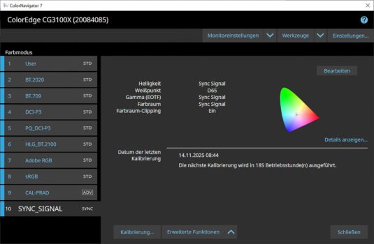 ColorNavigator: Sync Signal