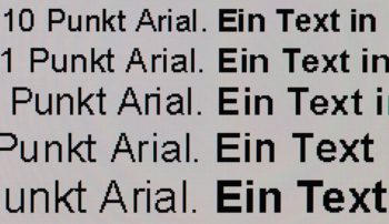 Textwiedergabe 1280 x 720, Vollbild