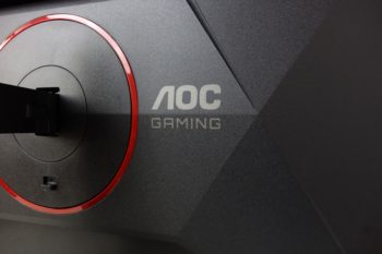 AOC-GAMING-Schriftzug auf der Geh&auml;user&uuml;ckseite