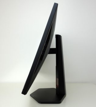 Display maximale Neigung nach hinten