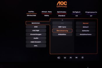 OSD: Vierstufige Pixelbeschleunigung
