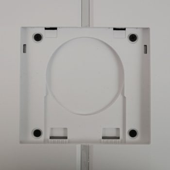 Abdeckung demontiert