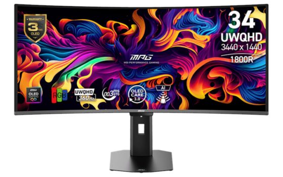 MSI MPG 341CQR X36 (Bild: MSI)