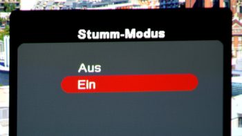 Stumm-Modus: Ein