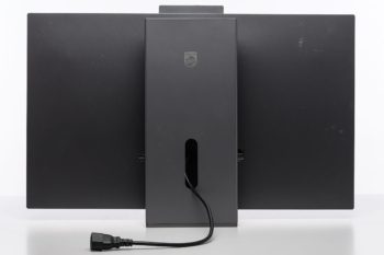 Philips 27E3U7903 Ansicht hinten in der niedrigsten Stellung