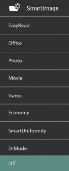 OSD: SmartImage (Bild: Philips-Handbuch)