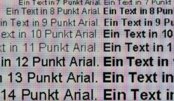 Textwiedergabe 1920 x 1080, Vollbild