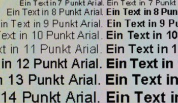 Textwiedergabe 1280 x 720, Vollbild