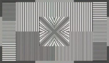 Testgrafik 1280 x 720, Vollbild