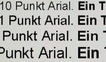 Textwiedergabe 1280 x 720, Vollbild