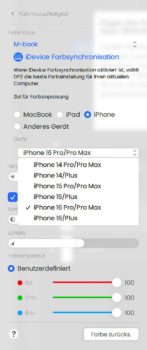 Display Pilot 2: iDevice-Farbsynchronisation f&uuml;r iPhone (Screenshot: Display Pilot 2)