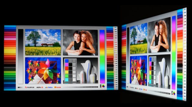 Horizontale und vertikale Blickwinkel des IPS-Panels