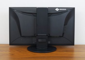 EIZO EV2400R Ansicht hinten in der tiefsten Stellung