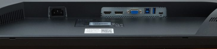 Anschl&uuml;sse des ViewSonic VG2748A-2K