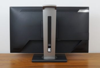 ViewSonic VG2748A-2K Ansicht hinten in der niedrigsten Stellung