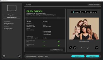 PMU: Ergebnis-Bericht (Screenshot: PMU)