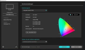 PMU: &Uuml;bersicht Zielparameter (Screenshot: PMU)