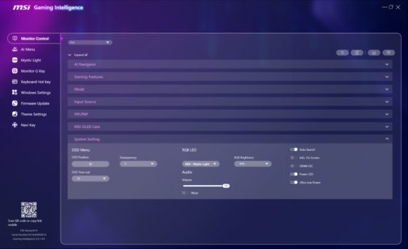 System Setting System Setting