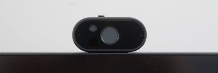 Webcam mit abgedeckter Kameralinse