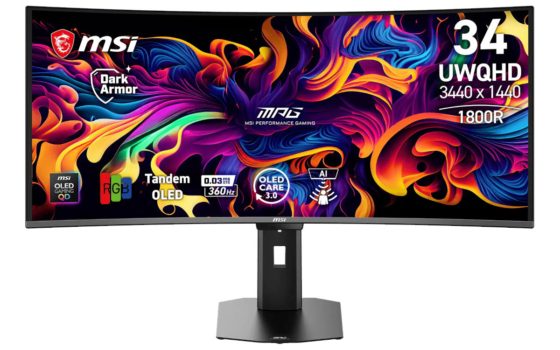 MSI MPG 341CQR X36 (Bild: MSI)