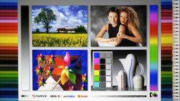 BenQ TH575i: Screenshot des Testbildes der Farbraumabdeckung