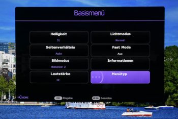 OSD: Basismenü