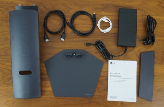 Lieferumfang des LG 39GX950B-B