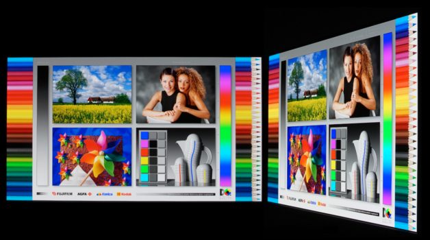 Blickwinkeleigenschaften vom OLED-Panel