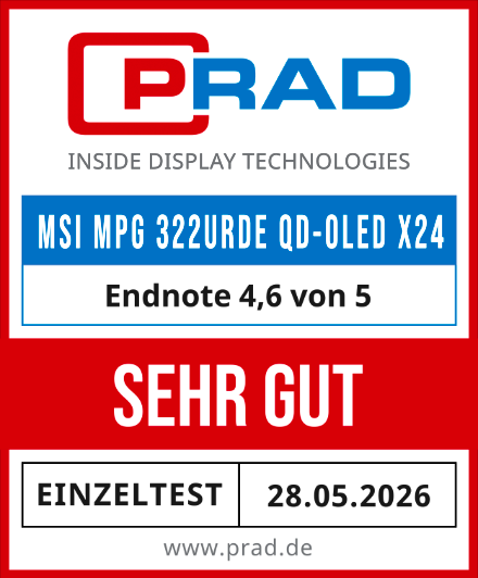 Testlogo MSI MPG 322URDE QD-OLED X24