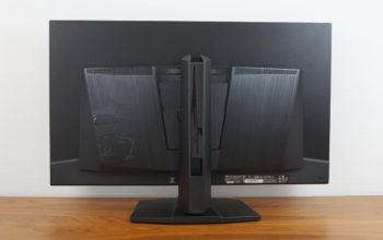 Ansicht Display hinten in der niedrigsten Stellung