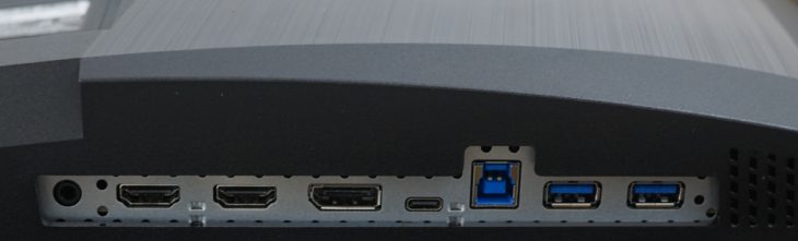 Anschlüsse des MSI MPG 341CQRDE QD-OLED X36