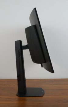 Display maximale Neigung nach hinten