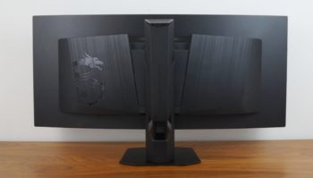 Ansicht Display hinten in der niedrigsten Stellung