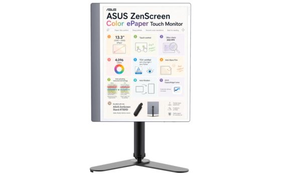 ASUS ZenScreen Color ePaper MP13UC (Bild: ASUS)